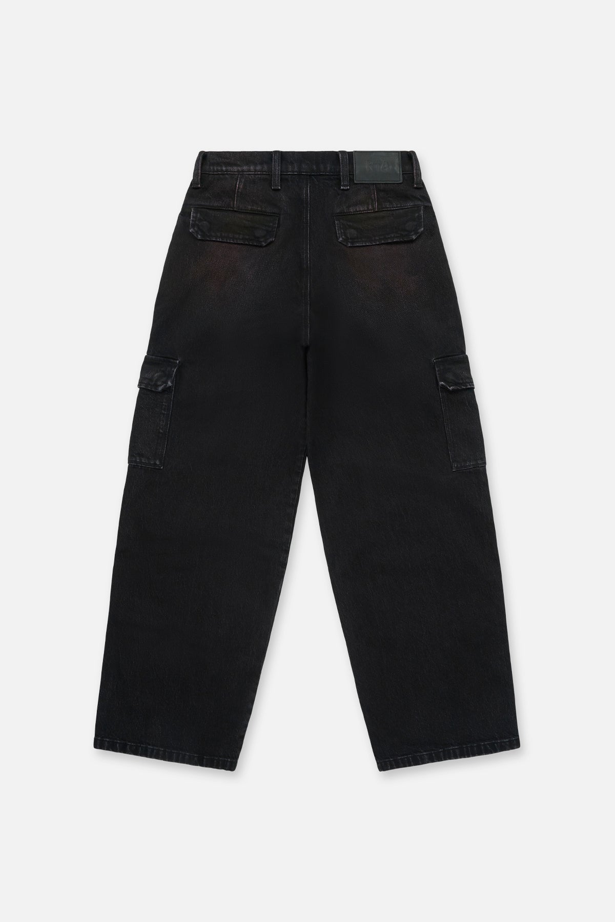 RYAN WIDE LEG CARPENTER JEAN | BLACK RED GLOW - Image 2