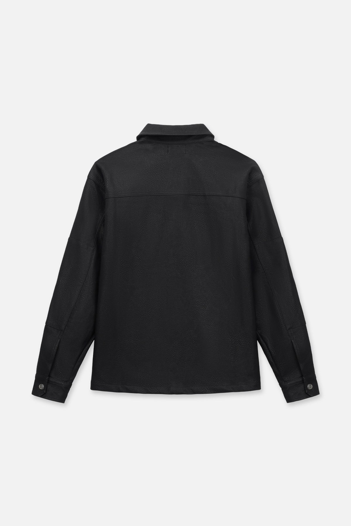 FISHER FAUX LEATHER JACKET | BLACK - Image 2