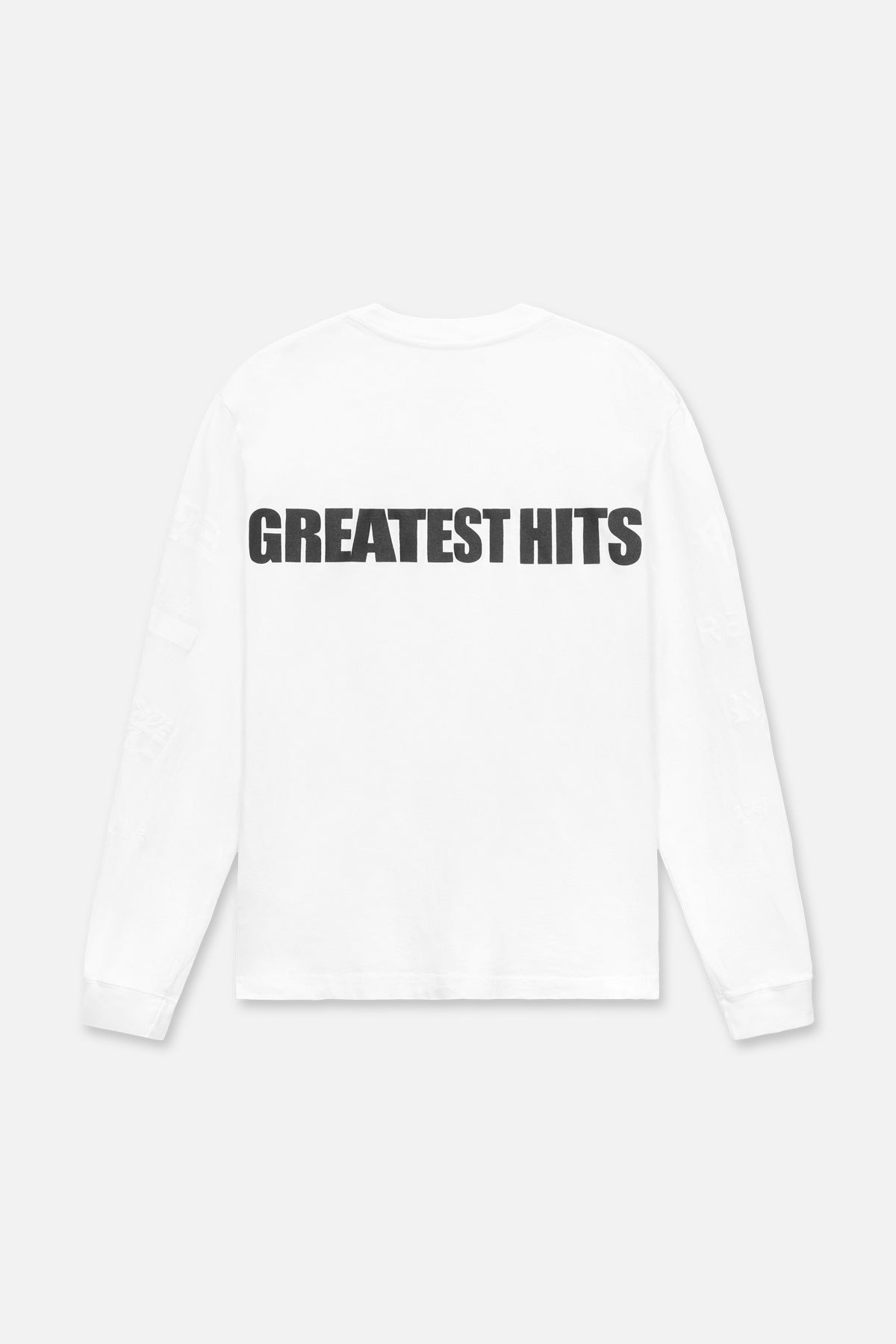 LAWRENCE LONG SLEEVE TEE | WHITE GREATEST HITS - Image 2