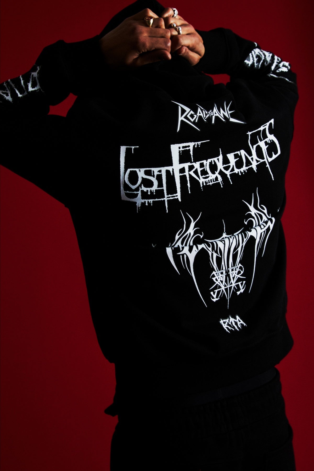 FLOYD ZIP UP HOODIE | BLACK METAL ROAD TO AWE - Image 2