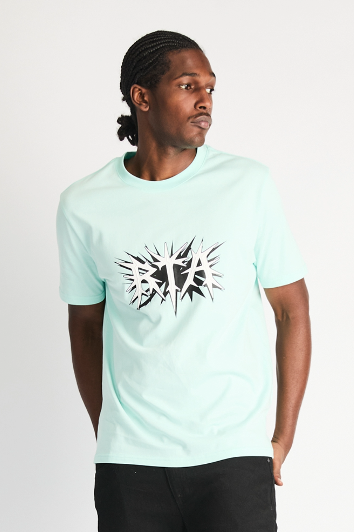 LIAM SHORT SLEEVE TEE | TURQUOISE SPIKE RTA - Image 2
